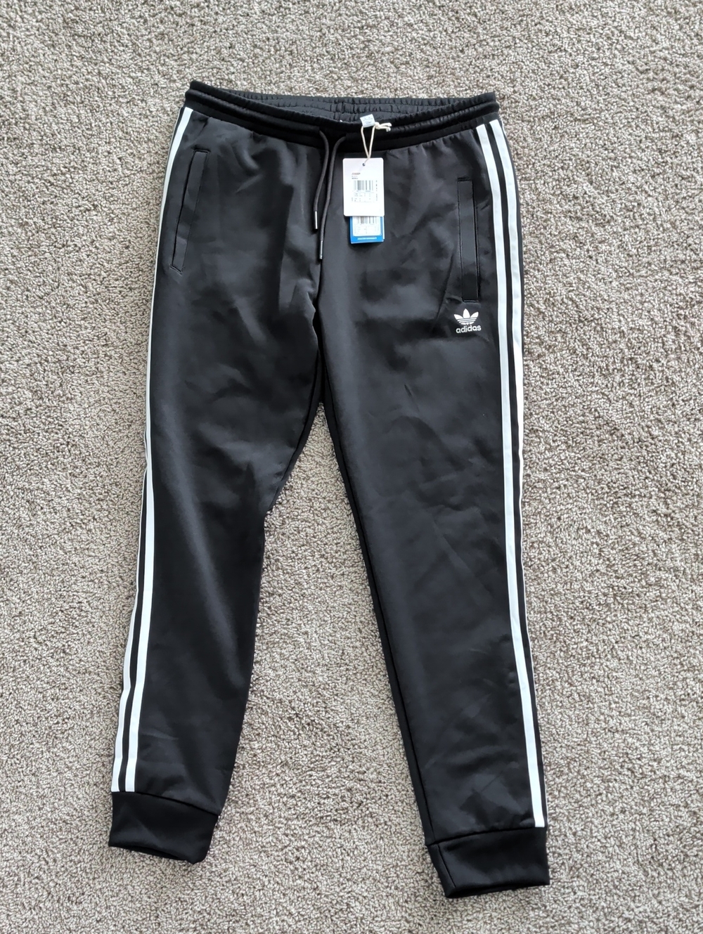 adidas Men's Black Jogger Pants Size M